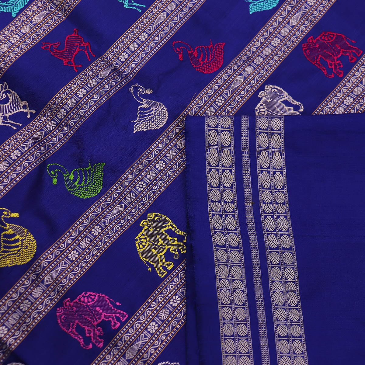 Handloom Silk Bomkai Saree Handloom Saree_Bomkai Silk Priyadarshini Handloom 