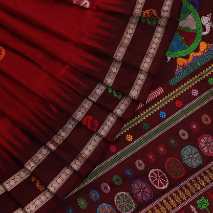 Handloom Silk Bomkai Saree Handloom Saree_Bomkai Silk Priyadarshini Handloom 