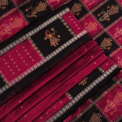 Handloom Silk Bomkai Saree Handloom Saree_Bomkai Silk Priyadarshini Handloom 