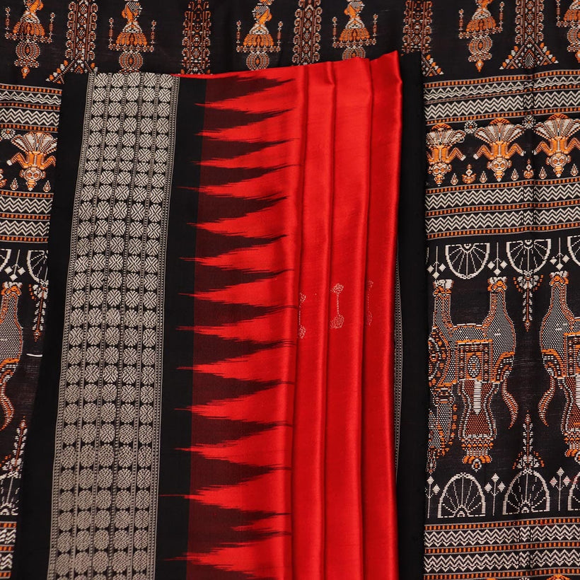 Bomkai weave detail