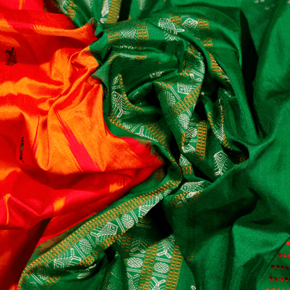 Handloom Silk Bomkai Saree Handloom Saree_Bomkai Silk Priyadarshini Handloom 