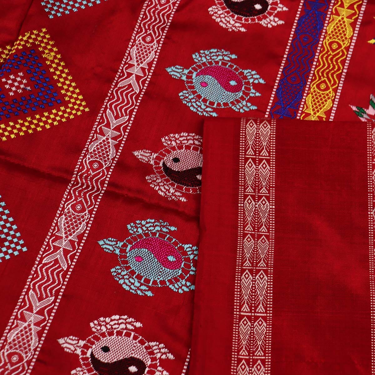 Handloom Silk Bomkai Saree Handloom Saree_Bomkai Silk Priyadarshini Handloom 