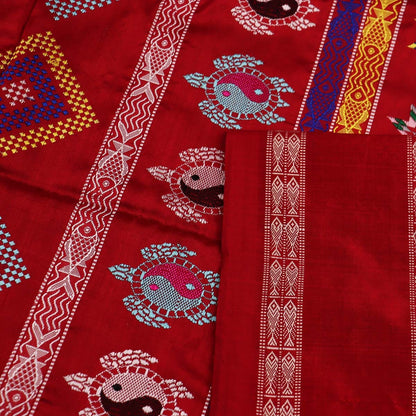 Handloom Silk Bomkai Saree Handloom Saree_Bomkai Silk Priyadarshini Handloom 
