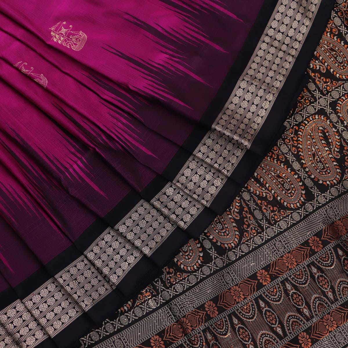 Handloom Silk Bomkai Saree Handloom Saree_Bomkai Silk Priyadarshini Handloom 