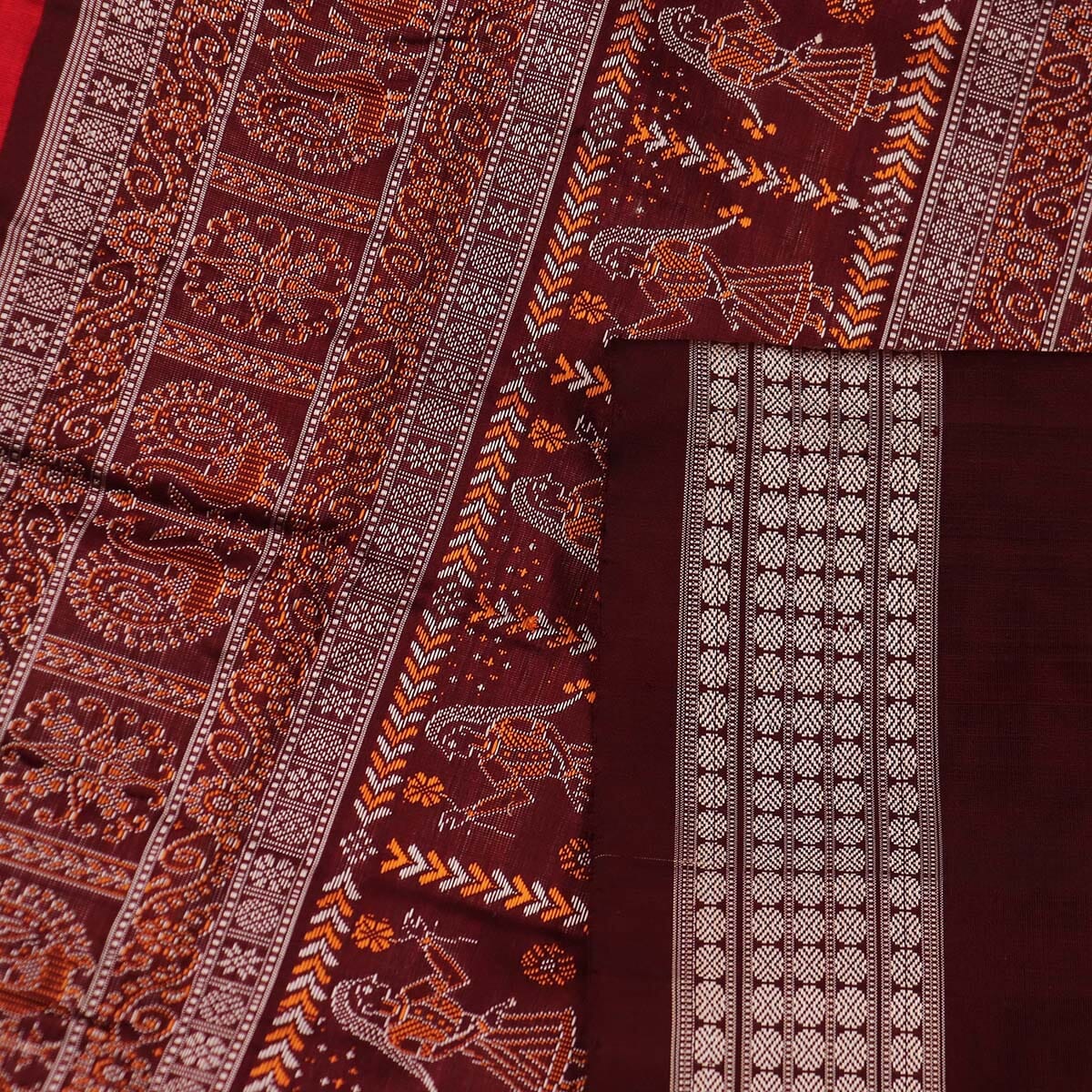 Handloom Silk Bomkai Saree Handloom Saree_Bomkai Silk Priyadarshini Handloom 