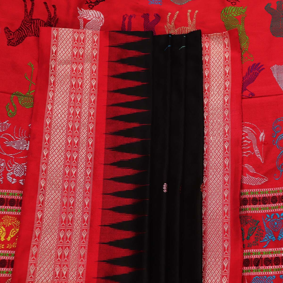 Handloom Silk Bomkai Saree Handloom Saree_Bomkai Silk Priyadarshini Handloom 