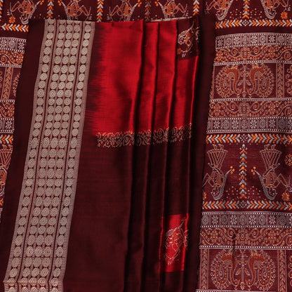 Handloom Silk Bomkai Saree Handloom Saree_Bomkai Silk Priyadarshini Handloom 