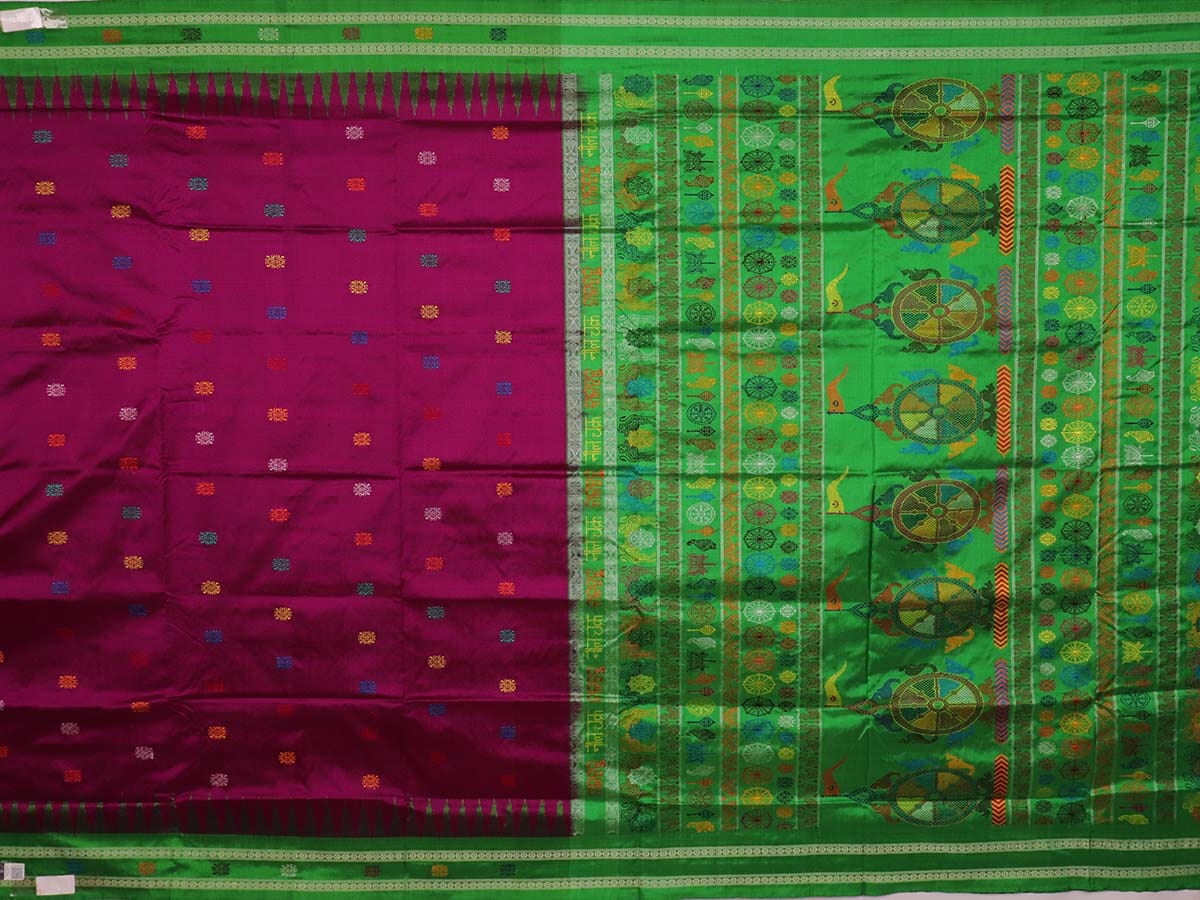Handloom Silk Bomkai Saree Handloom Saree_Bomkai Silk Priyadarshini Handloom 