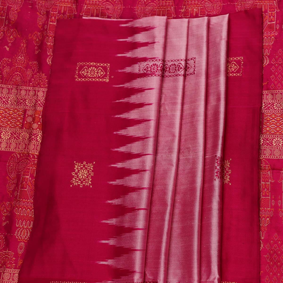 Handloom Silk Bomkai Saree Handloom Saree_Bomkai Silk Priyadarshini Handloom 