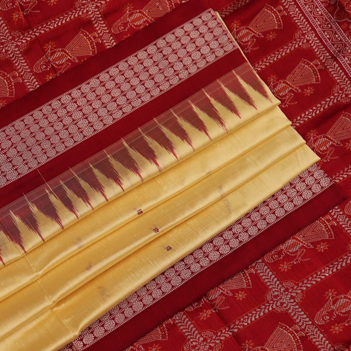 Handloom Silk Bomkai Saree Handloom Saree_Bomkai Silk Priyadarshini Handloom 