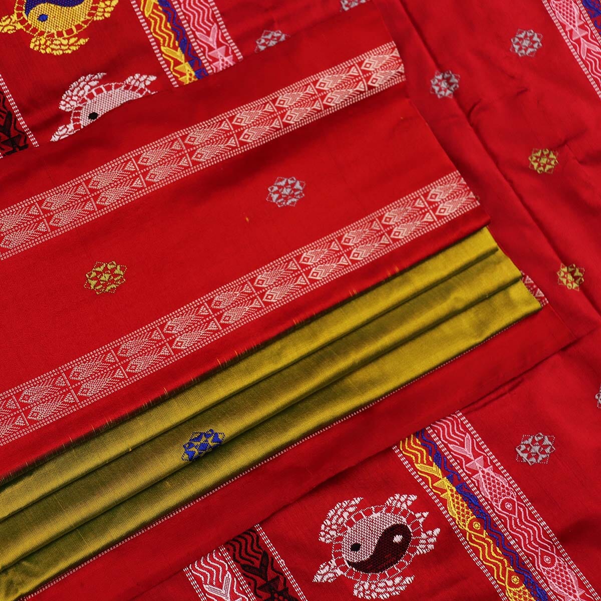 Handloom Silk Bomkai Saree Handloom Saree_Bomkai Silk Priyadarshini Handloom 