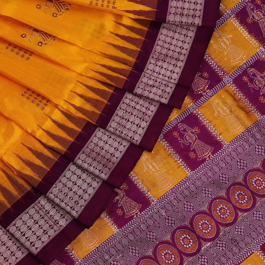 Handloom Silk Bomkai Saree Handloom Saree_Bomkai Silk Priyadarshini Handloom 