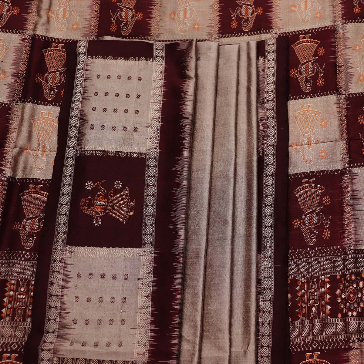 Handloom Silk Bomkai Saree Handloom Saree_Bomkai Silk Priyadarshini Handloom 