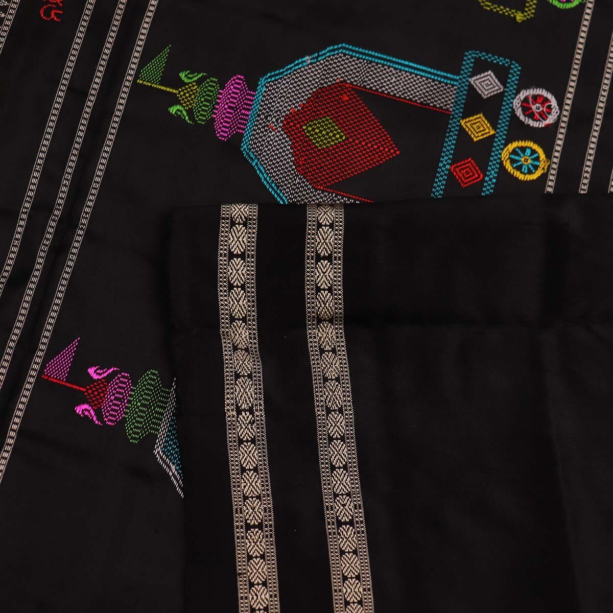Handloom Silk Bomkai Saree Handloom Saree_Bomkai Silk Priyadarshini Handloom 
