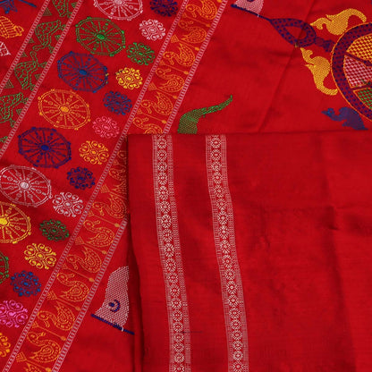 Handloom Silk Bomkai Saree Handloom Saree_Bomkai Silk Priyadarshini Handloom 