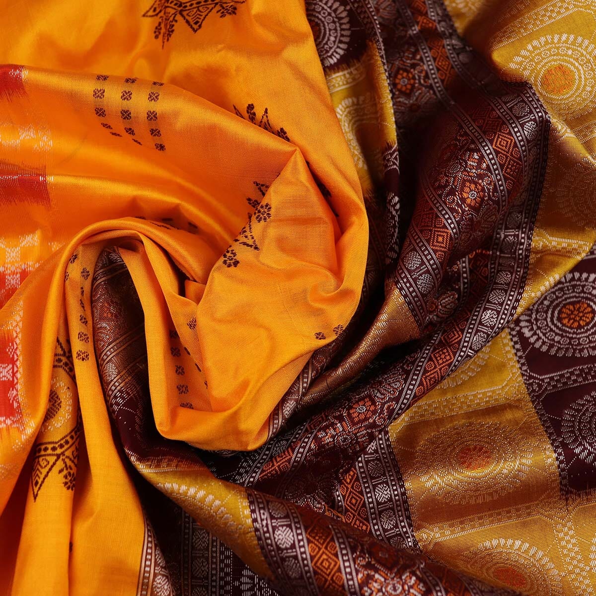 Handloom Silk Bomkai Saree Handloom Saree_Bomkai Silk Priyadarshini Handloom 