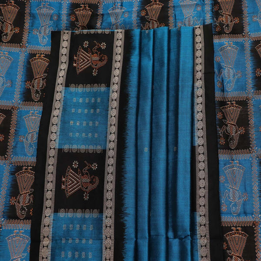Handloom Silk Bomkai Saree Handloom Saree_Bomkai Silk Priyadarshini Handloom 