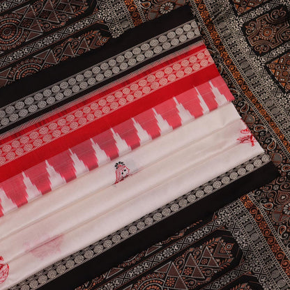 Handloom Silk Bomkai Saree Handloom Saree_Bomkai Silk Priyadarshini Handloom 