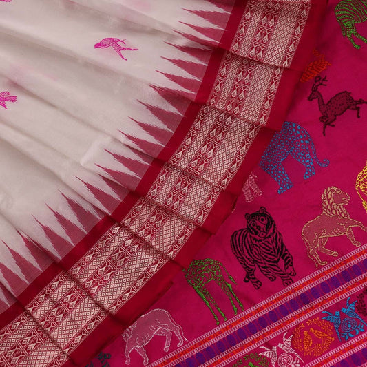 Handloom Silk Bomkai Saree Handloom Saree_Bomkai Silk Priyadarshini Handloom 