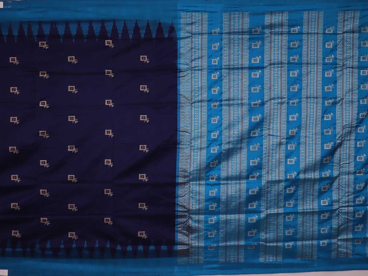 Handloom Silk Bomkai Saree Handloom Saree_Bomkai Silk Priyadarshini Handloom 