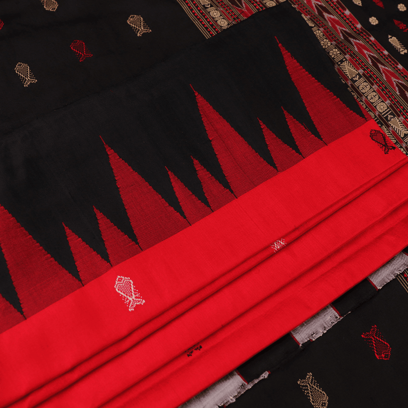 Bomkai weave detail