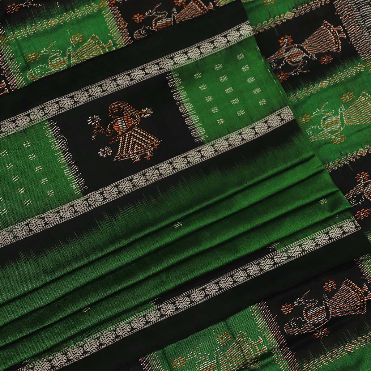 Handloom Silk Bomkai Saree Handloom Saree_Bomkai Silk Priyadarshini Handloom 