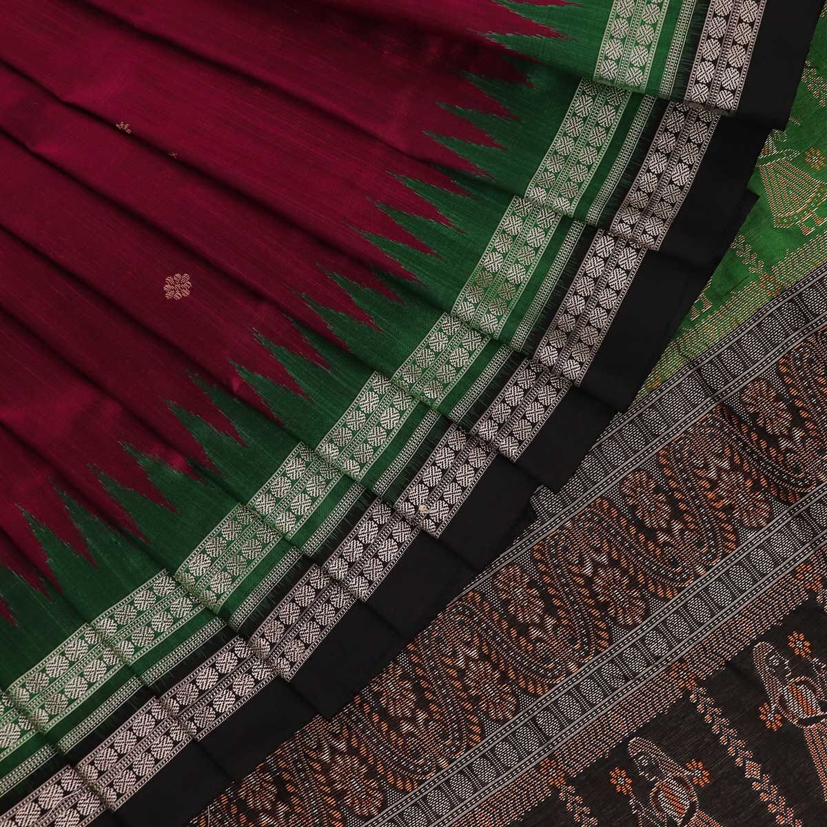 Handloom Silk Bomkai Saree Handloom Saree_Bomkai Silk Priyadarshini Handloom 