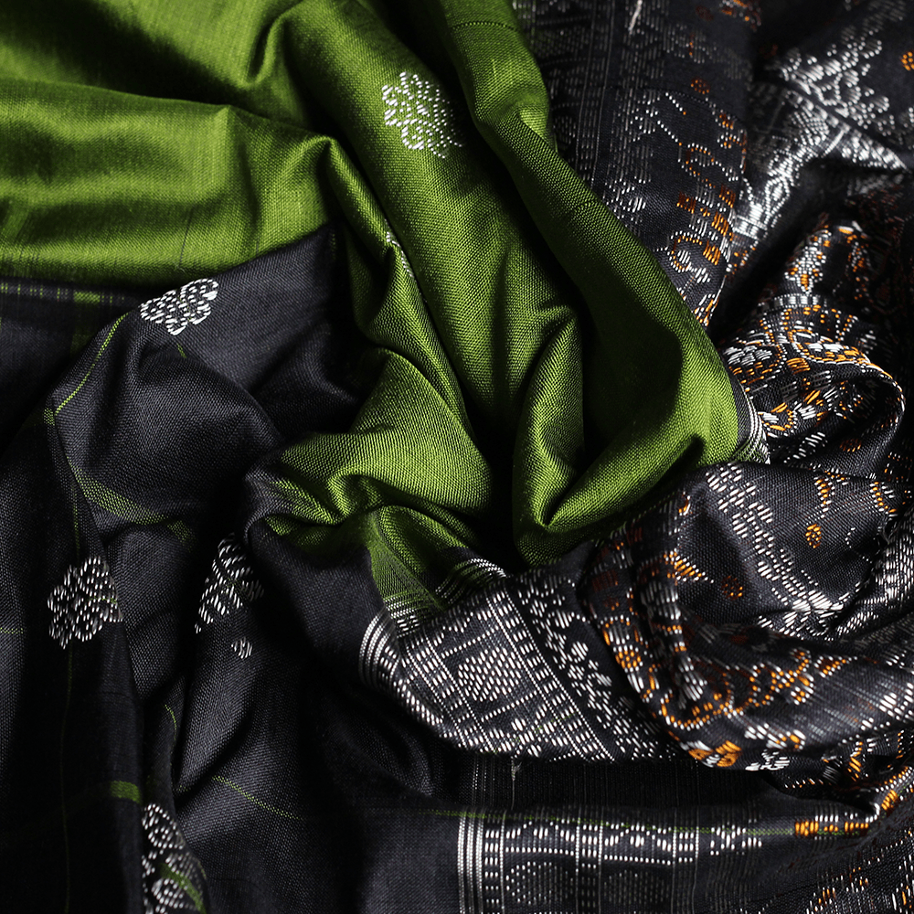 Handloom Silk Bomkai Saree Handloom Saree_Bomkai Silk Priyadarshini Handloom 