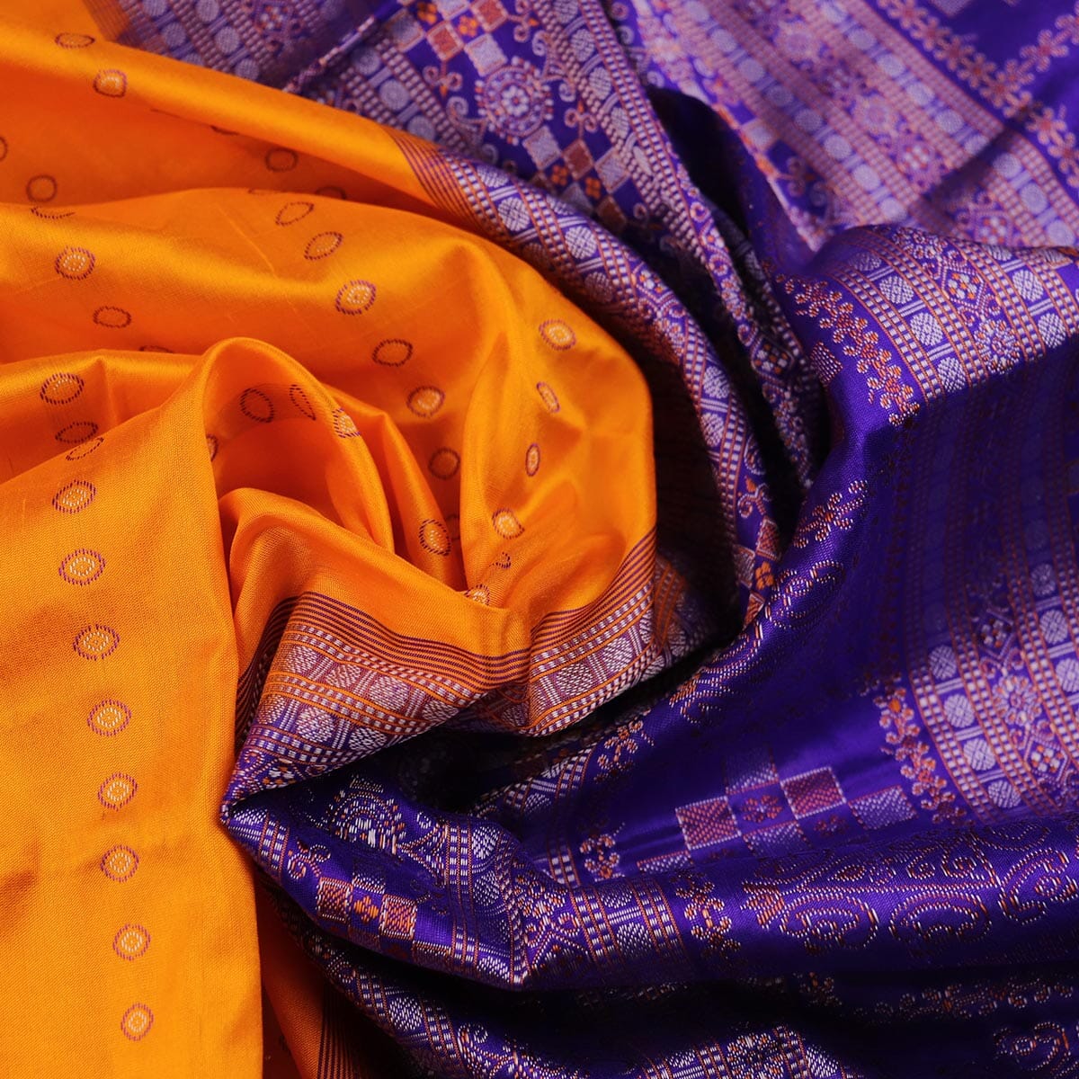 Handloom Silk Bomkai Saree Handloom Saree_Bomkai Silk Priyadarshini Handloom 