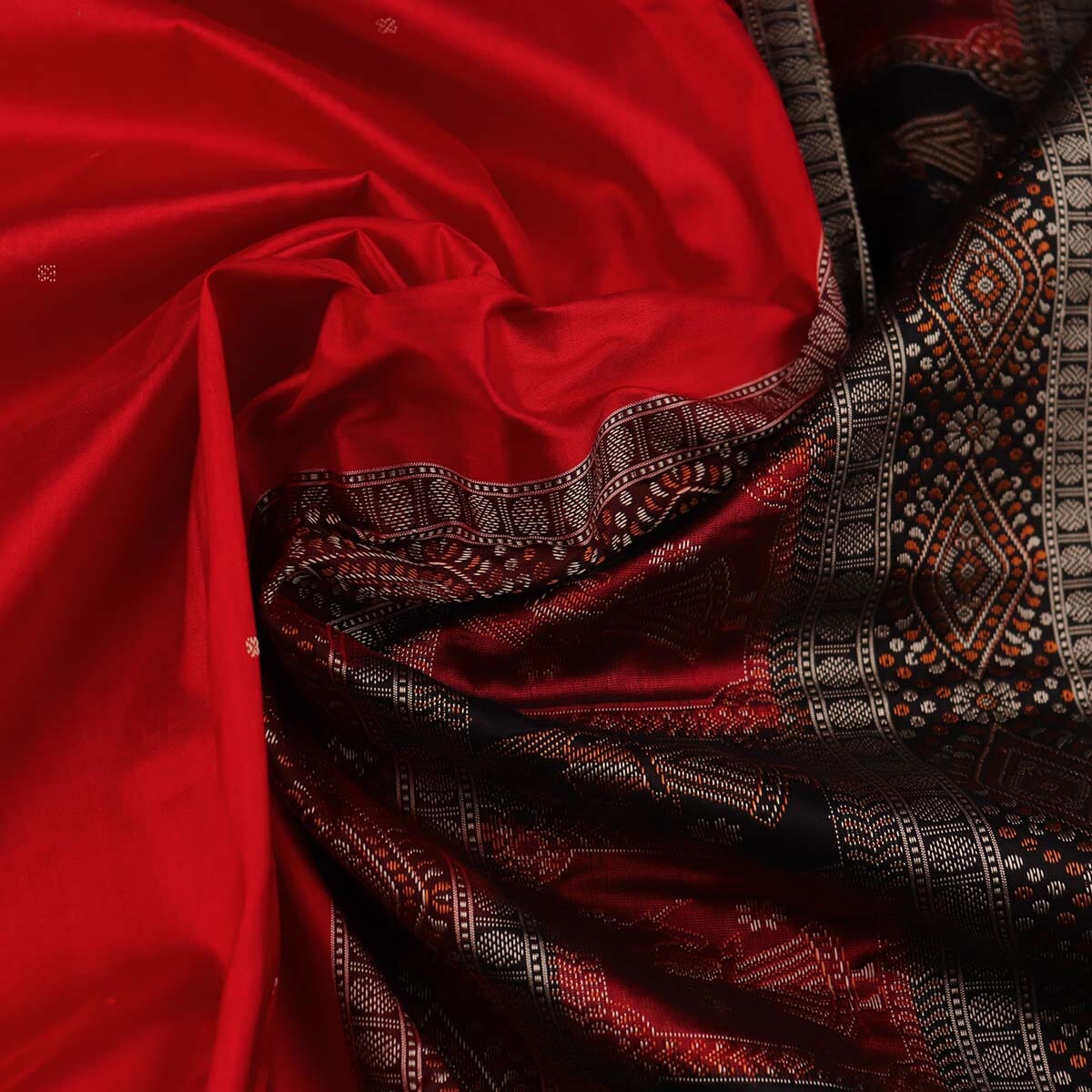 Handloom Silk Bomkai Saree Handloom Saree_Bomkai Silk Priyadarshini Handloom 