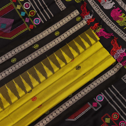 Handloom Silk Bomkai Saree Handloom Saree_Bomkai Silk Priyadarshini Handloom 