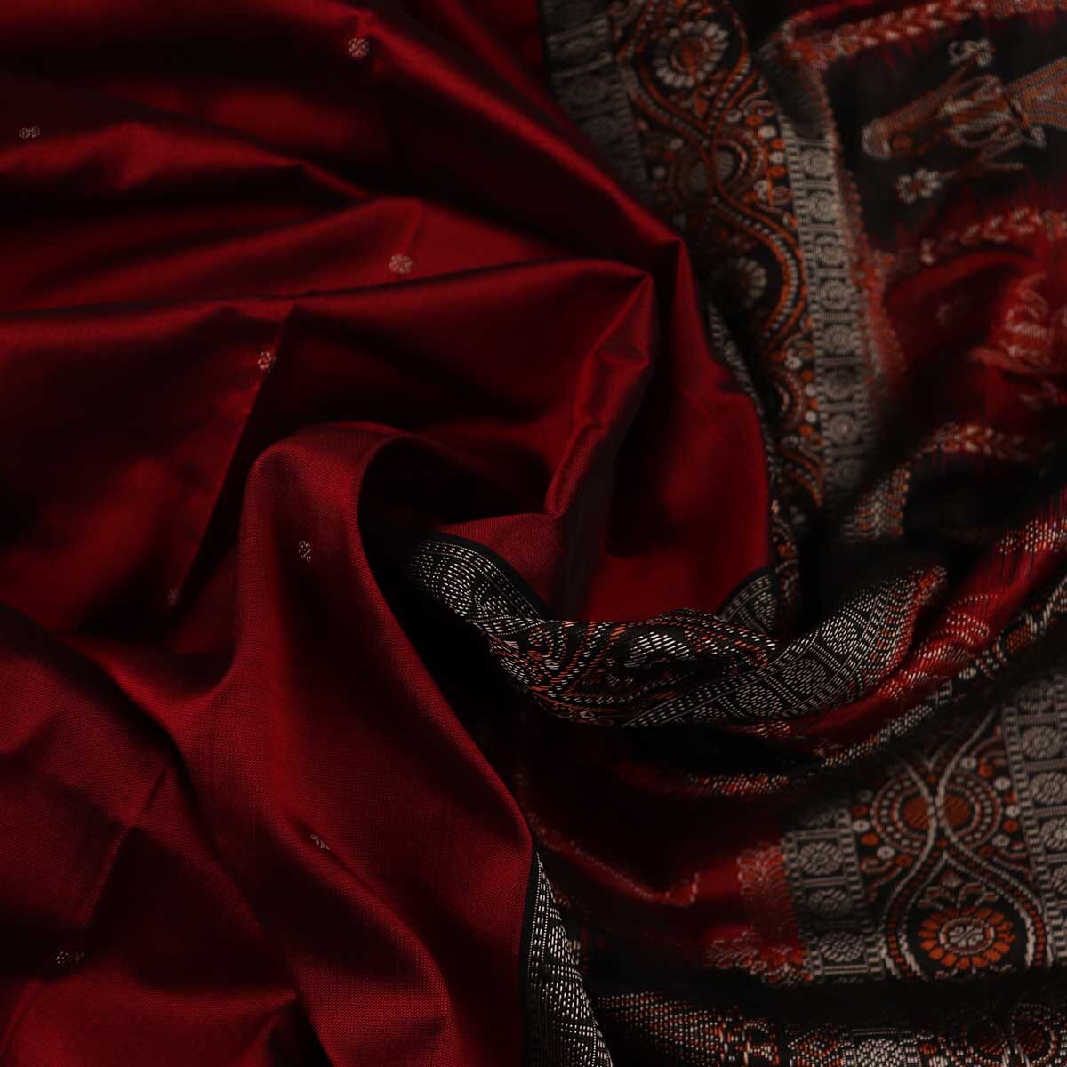 Handloom Silk Bomkai Saree Handloom Saree_Bomkai Silk Priyadarshini Handloom 