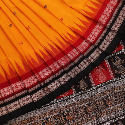 Priyadarshini Handloom, Handwoven Bomkai Silk Saree, Silk Saree, Handloom Saree, Traditional Saree, Indian Saree, Handloom Silk Saree, Ethno-chic Saree.