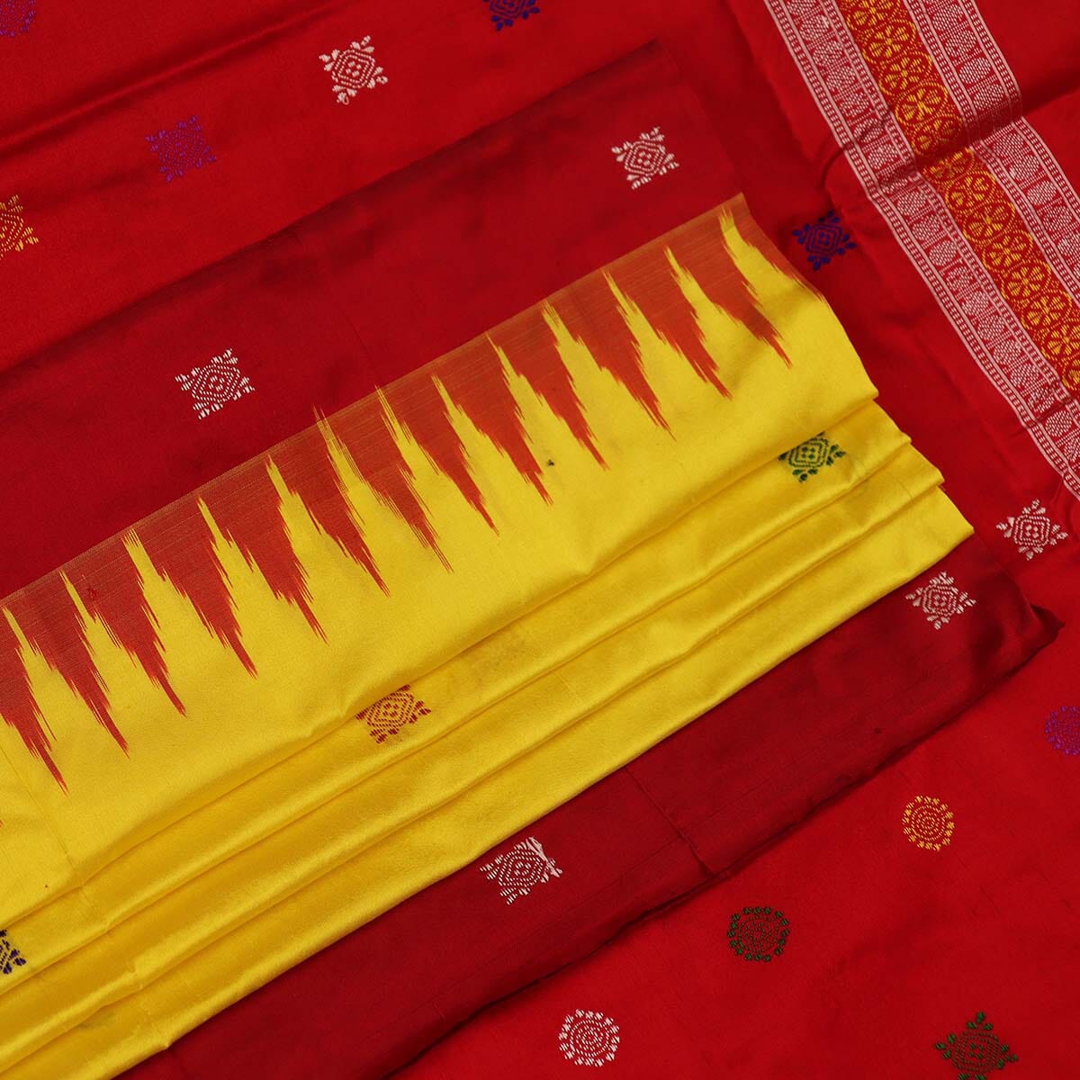 Handloom Silk Bomkai Saree Handloom Saree_Bomkai Silk Priyadarshini Handloom 