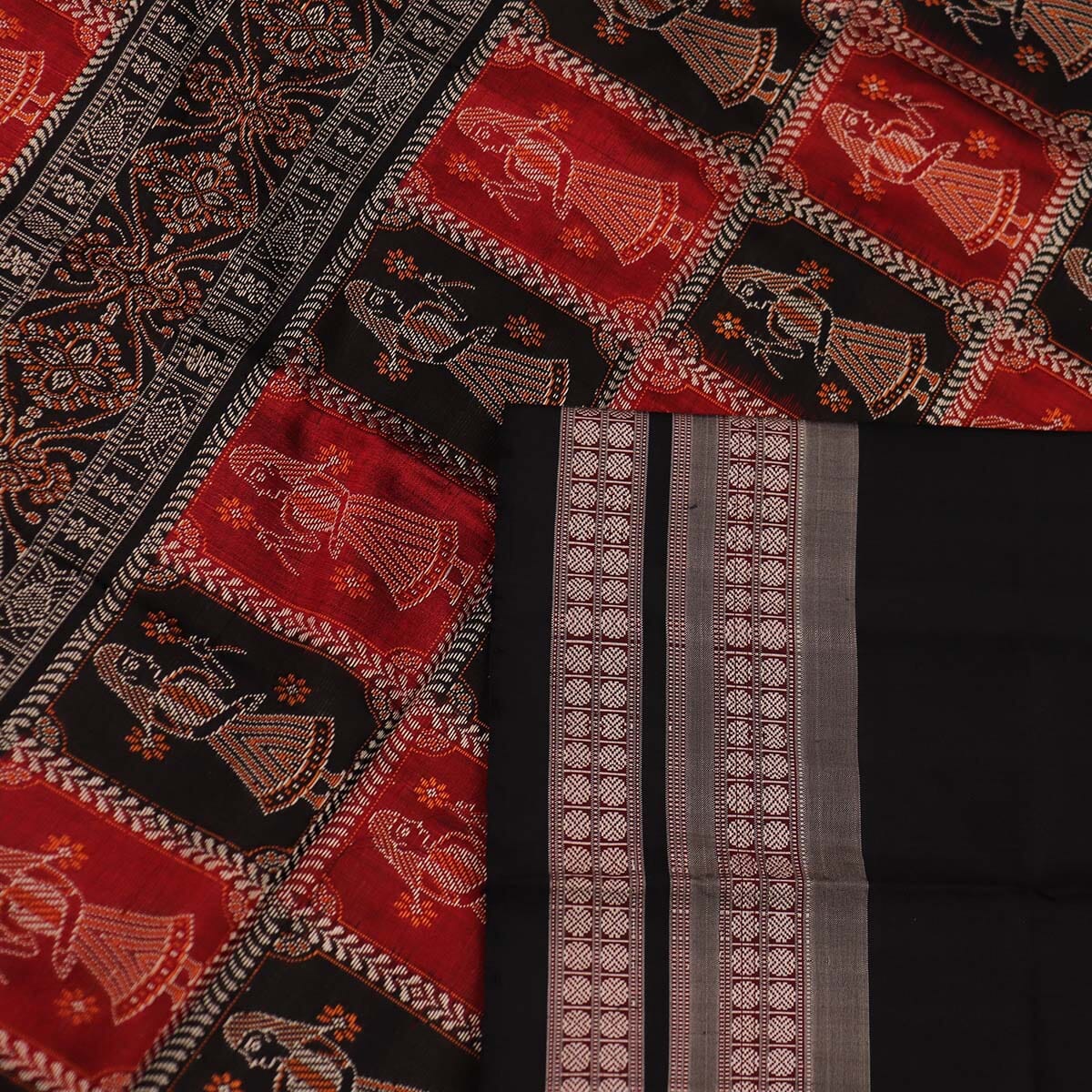 Handloom Silk Bomkai Saree Handloom Saree_Bomkai Silk Priyadarshini Handloom 