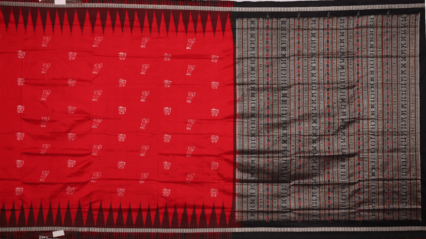 Handloom Silk Bomkai Saree Handloom Saree_Bomkai Silk Priyadarshini Handloom 