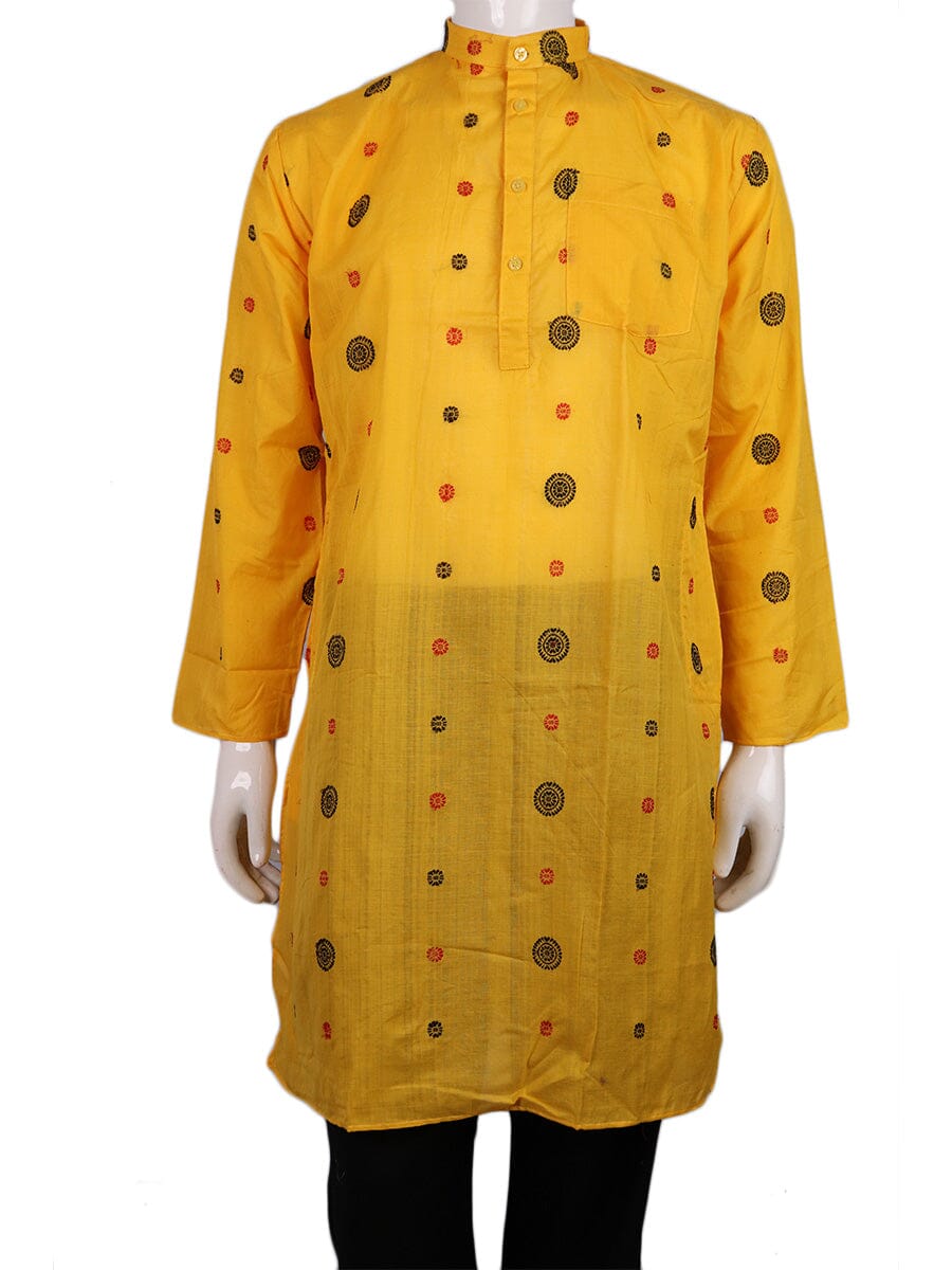 Handwoven Cotton Kurta Handloom Shirt & Kurta_Men Priyadarshini Handloom 
