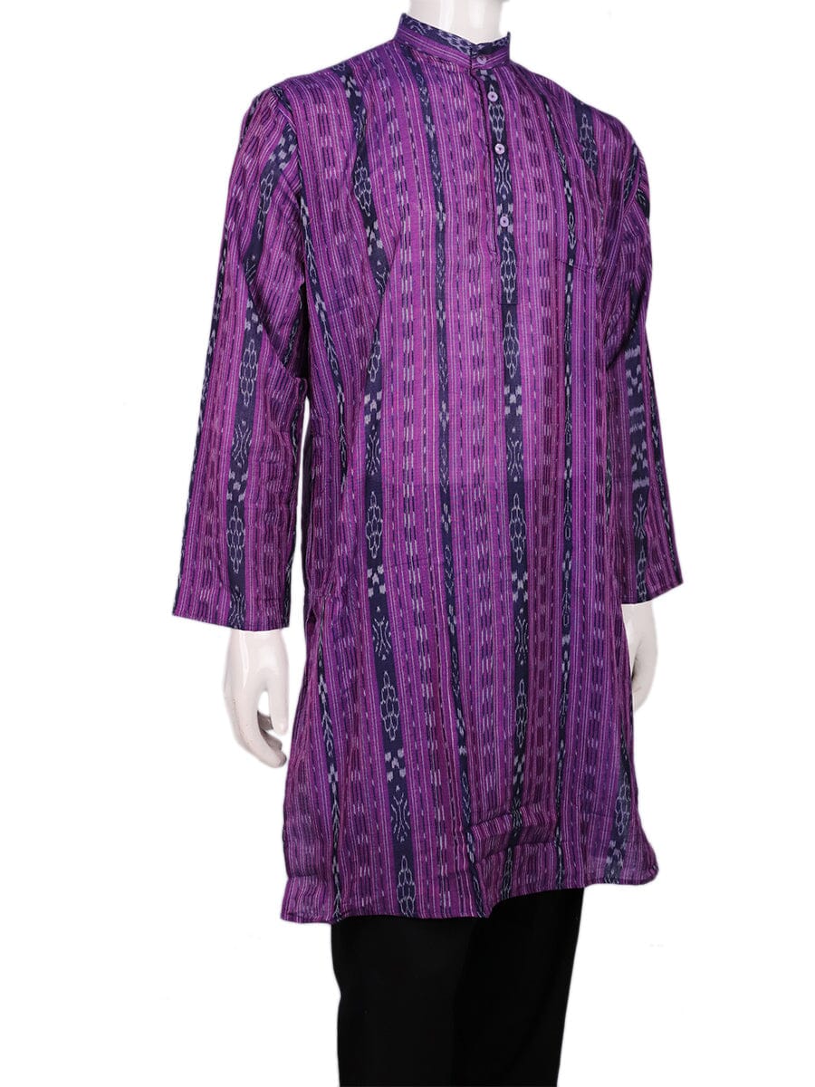 Handwoven Cotton Kurta Handloom Shirt & Kurta_Men Priyadarshini Handloom 