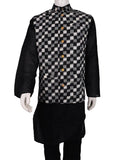 Black Sambalpuri Cotton Jacket