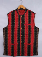 Handwoven Cotton Nehru Jacket Handloom Nehru Jacket_Cotton Priyadarshini Handloom 