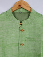 Handwoven Cotton Nehru Jacket Handloom Nehru Jacket_Cotton Priyadarshini Handloom 