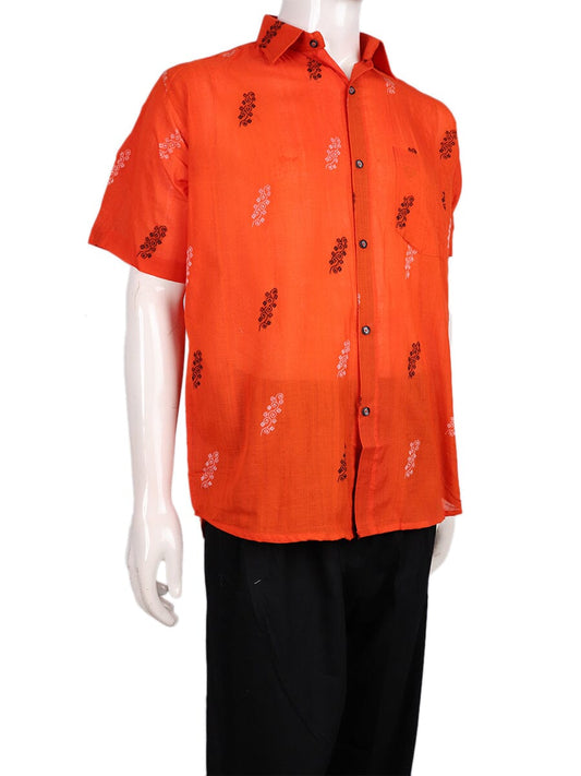 Handwoven Cotton Shirt Handloom Shirt & Kurta_Men Priyadarshini Handloom 