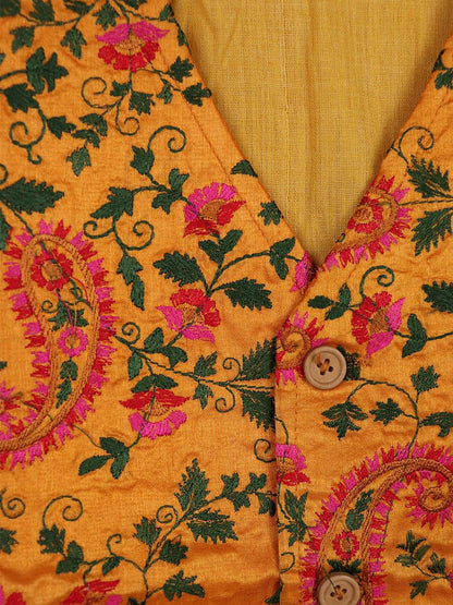 Handwoven Silk Jacket Handloom Jacket_Women Priyadarshini Handloom 