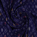 Blue Sambalpuri Cotton Unstitched Fabric T01-07-0021