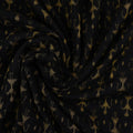 Black Sambalpuri Cotton Unstitched Fabric T01-18-0054