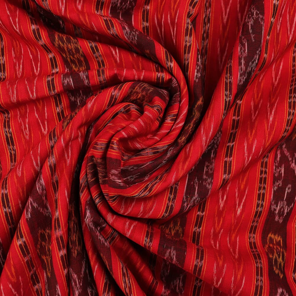 Unstitched Sambalpuri Cotton Handloom Fabric Handwoven Fabric_Cotton Priyadarshini Handloom 