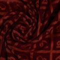 Maroon Sambalpuri Cotton Unstitched Fabric T01-33-0099