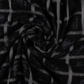 Black Sambalpuri Cotton Unstitched Fabric T01-12-0036