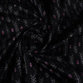 Black Sambalpuri Silk Unstitched Fabric T02-10-0137