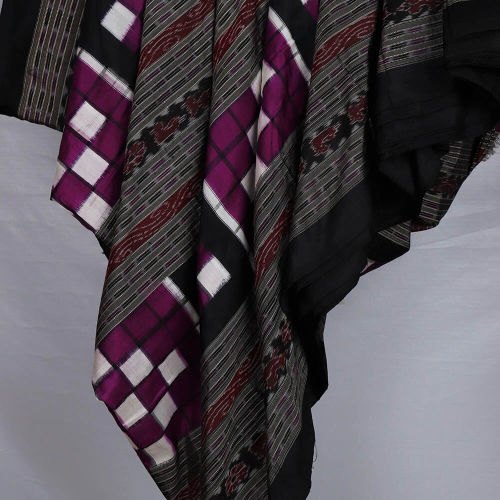 Unstitched Sambalpuri Silk Handloom Fabric Handwoven Fabric_Silk Priyadarshini Handloom 
